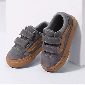 Vans Suede Gum Old Skool V Toddler Size 8.5